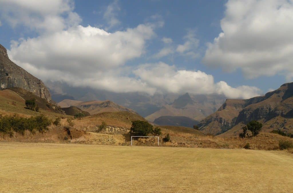 Surely the highest Football Field in South Africa?