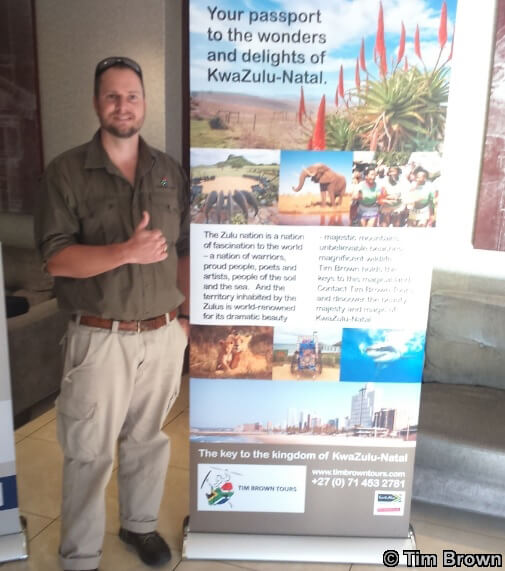 Tim Brown Tours Holiday Expo 2017 Montecasino our banner