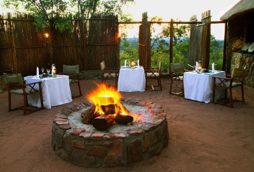 Boma dinner seating setup