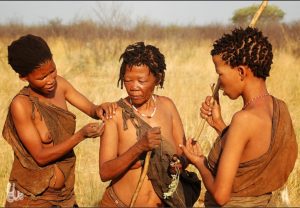 learn how to live a healthy life - san women gatherers